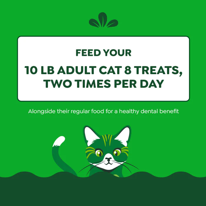 FELINE GREENIES Adult Natural Dental Care Cat Treats, Savory Salmon Flavor, 4.6 oz. Pouch - Image 8