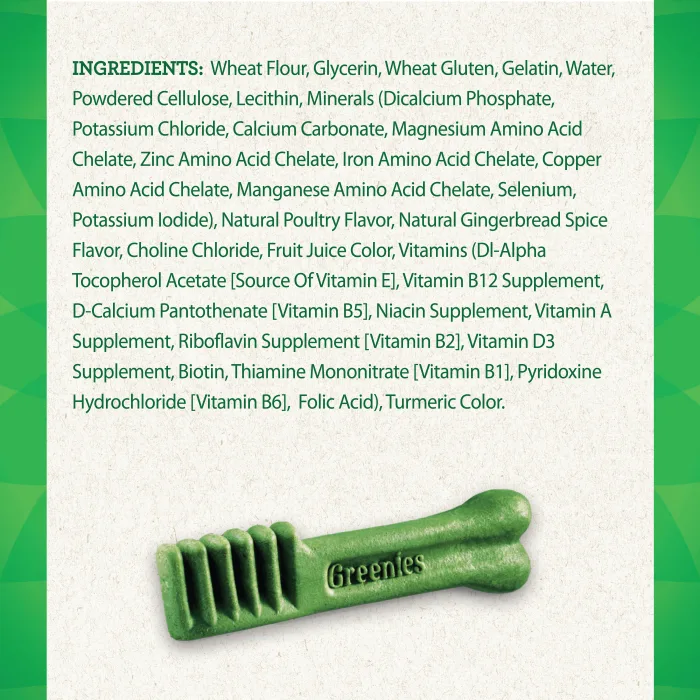 GREENIES Gingerbread Petite Dental Treats, 12 oz. - Image 8