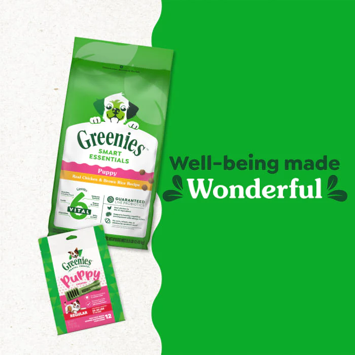 Greenies Smart Essentials Puppy High Protein Dry Dog Food Real Chicken & Brown Rice Recipe, 13.5 lb. Bag - Image 7