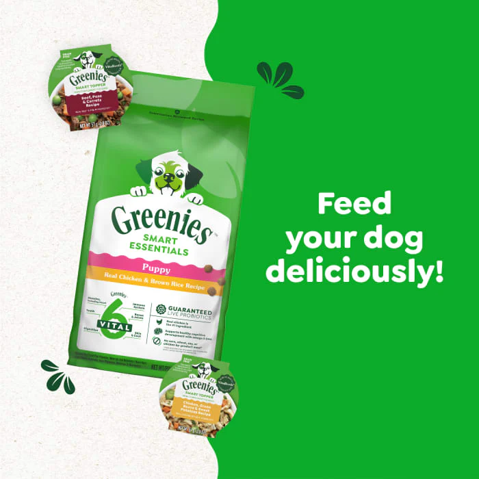 Greenies Smart Essentials Puppy High Protein Dry Dog Food Real Chicken & Brown Rice Recipe, 5.5 lb. Bag - Image 6