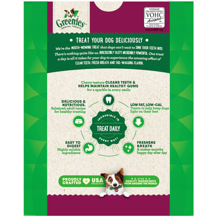 GREENIES Weight Management Regular Natural Dog Dental Care Chews Weight Control Dog Treats, 27 oz. Pack (27 Treats) - Image 3