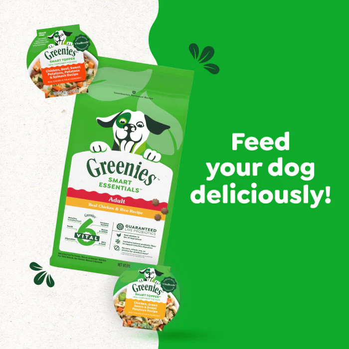 Greenies Smart Topper Wet Mix-In for Dogs, Chicken with Green Beans & Chicken with Beef Pack, 20 Trays of 2 oz. - Image 7